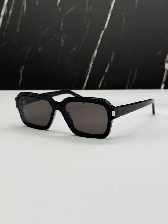 NEW SAINT LAURENT SL611 001 SUNGLASSES BLACK UNISEX EYEWEAR main image 8